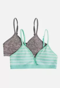 Girls 2 PACK Convertible Smooth Seamless Bralettes (Size 30) BRAND NEW W TAGS - Picture 1 of 8