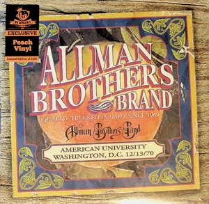 SEALED NEWBURY COMICS Allman Bros Band American University Peach Vinyl 2LP GF M - Picture 1 of 2