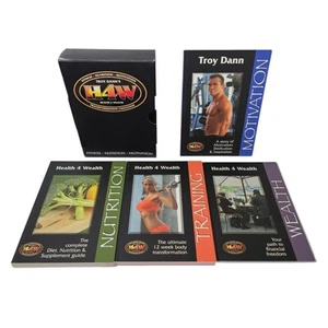 Juego de libros Troy Dann desafío de transformación pérdida de peso fitness guía de nutrición - Imagen 1 de 20