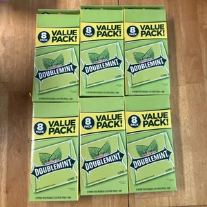 WRIGLEYS DOUBLEMINT FLAVOR 15PCS - 8CT TO PACKET -PACK OF 6 - Picture 1 of 3