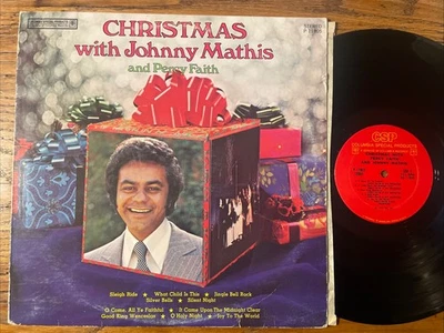 Christmas With Johnny Mathis And Percy Faith LP Columbia CSP VG - Image 1 of 4