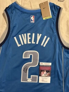 Dereck Lively II #2 Autogramm signed Dallas Mavericks Trikot (JSA) COA - Bild 1 von 4