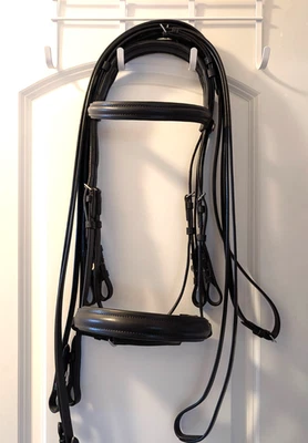 KIEFFER  Ines Double Bridle with reins Cob $500 - Image 1 of 4