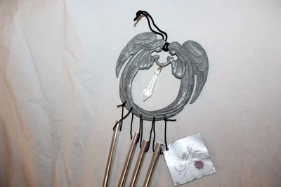 Windchime Handcrafted Angels Wind Chime With Crystal Collectible - Image 1 of 4