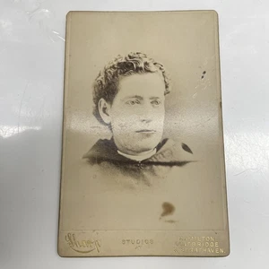CDV Cabinet Studio Card Photograph 1900s Sharp Hamiltom Coatbridge Strathaven - Bild 1 von 3