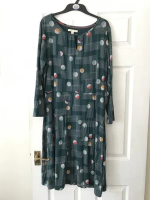 Ladies White Stuff A- Line Long Sleeve Multi Coloured Dress Uk 16 New - Image 1 of 2