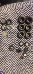 Neumáticos de juguete de goma vintage varios tamaños y estilos  - Imagen 1 de 11