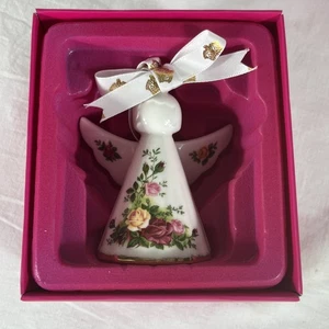 Royal Albert Old Country Roses Angel Ornament Bone China Christmas Deco NIB - Picture 1 of 10