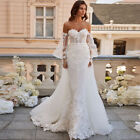 Mermaid  Wedding Dresses Sweetheart Detachable Train Flower Applique Bridal Gown