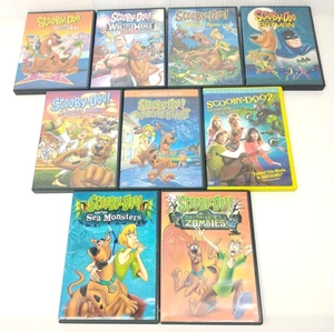 Scooby-Doo BIG Lot Of 9 Movies & TV Episodes Zombies Goblin Monsters Spooky - Picture 1 of 9