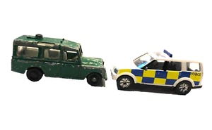 Corgi Toys Police Land Rover Discovery  & Matchbox Land Rover Safari Job lot - Picture 1 of 4
