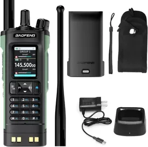 BAOFENG UV32 Amateur Walkie Talkie USB Type C Aviation Radio GPS Bluetooth APP - Picture 1 of 7