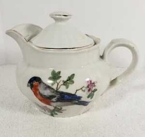 Vintage PK Unity Made In Germany Porcelain Creamer Pitcher Bird 4.25" Tall (M) - Picture 1 of 4