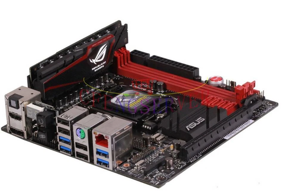 ONE ASUS STCOM Z87 MAXIMUS VII IMPACT Socket MotherBoard - Image 1 of 1