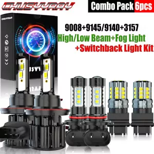 Para For Ford F 150 2004-2014 - Faro LED + Luz antiniebla + Luces de conmutación - Foto 1 di 12