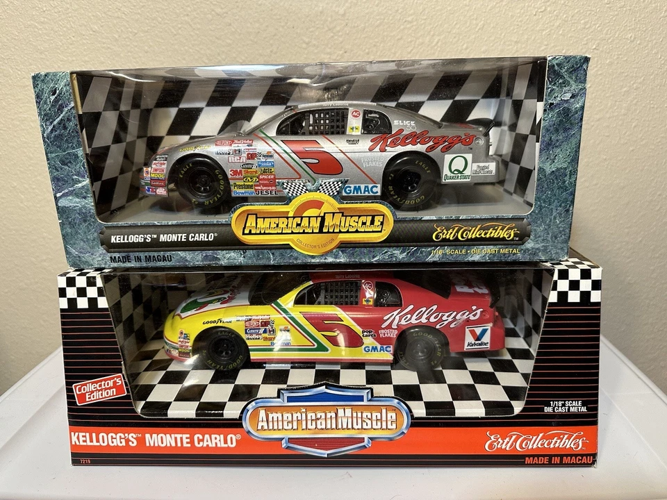 1/18 Ertl 1995 & 1996 nascar #5 Terry Labonte Kelloggs Ironman Monte Carlo - Image 1 of 4