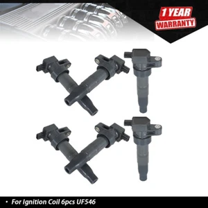 For Ignition Coil UF546 Hyundai Sonata Santa FE Kia Optima Sorento Set of 6 - Picture 1 of 8
