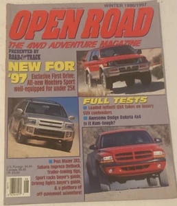 Road & Track Presents Open Road The 4WD Adventure Magazine Winter 1996/1997 - Imagen 1 de 1