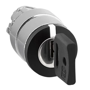 Schneider ZB2BG7 Harmony XB4 BLACK Ø22 Spring-to-Centre Three Position Key Sw... - Picture 1 of 1