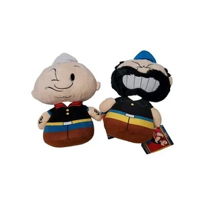 KELLY TOY Young Popeye The Sailor Man Brutus Plush Measure 12” NWT Pair - Picture 1 of 12