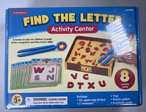 Lakeshore Find the Letter Activity Center Ages 3+ Tactile Letter New Sealed - Picture 1 of 2