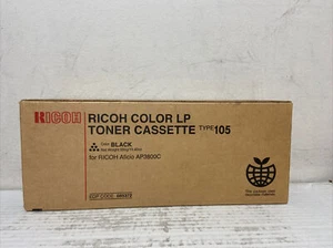 Genuine Ricoh EPD CODE 885372 Color LP Toner Cassette Type 105 BLACK - Picture 1 of 6