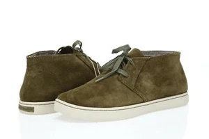 Hush Puppies Spencer Men's olive green suede chukka boots sz. 12 ( 44 ) - Picture 1 of 6