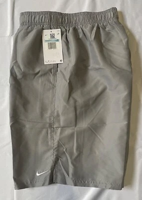 Nike  Essential Lap 9 Inch Swim Volley SHORTS Smoke Grey MENS  MED NESSA558 079 - Image 1 of 4