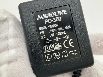 Original Netzteil Audioline PD-300 Output: 9V-300mAK4 - Bild 1 von 3