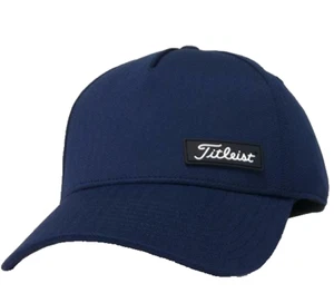 NUOVO TITLEIST [S/M] Cappello Uomo Collezione West Coast Fitted Golf Cap-Navy - Foto 1 di 2