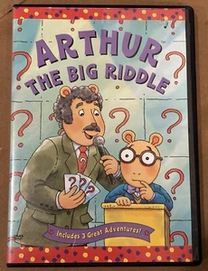 PBS KIDS Arthur The Big Riddle DVD Jeopardy Alex Trebek Brain TV Show Cartoon - Picture 1 of 3