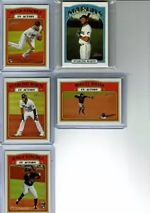 2021 Heritage Baseball Miami Marlins Team Set (13) Base Cards - Picture 1 of 3