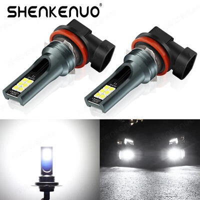 Kit de bombillas antiniebla LED blancas blanco puro 2x 12 SMD para Infiniti G37 2011-2013 Foto 1 de 4