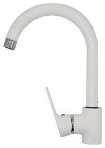 Grifo De Cocina Blanco Monomando Dokos - Imagen 1 de 5