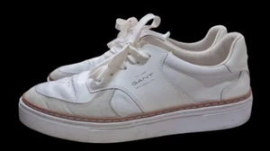 GANT MC JULIEN Sneaker Low Herrenschuhe Halbschuhe Modisch Weiß Leder Gr. 44 - Bild 1 von 5