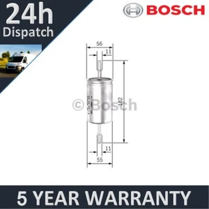 Filtro de combustible Bosch para Ford Focus 1998-2024 C-Max 2007-2019 Mazda 3 2003-2013 - Imagen 1 de 12