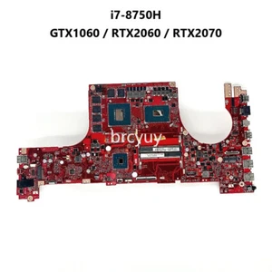 For ASUS Gl704 GL704GM Motherboard Rev.2.0 i7-8750H CPU GTX1060 RTX2060 RTX2070 - Picture 1 of 5