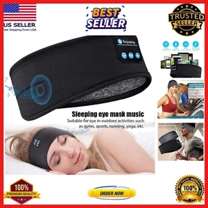 Fone Bluetooth Earphones Sports Sleeping Headband Elastic Wireless Headphones... - Picture 1 of 8