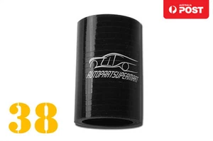 4-ply Silicone Straight intercooler Radiator Turbo Hose 38mm (1.5") Black - Imagen 1 de 4