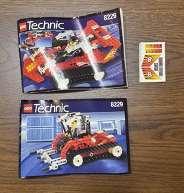 Lego Technic 8229 Tread Trekker Manuals & Unused Stickers ONLY no pieces 1997