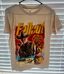 Universal Halloween Horror Nights HHN 2025 Fallout Ghoul Preview Tan T-Shirt XS - Bild 1 von 4