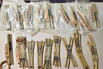 Fleischmann N piccolo points bundle, 18 pieces, untested, see photos - Image 1 of 4