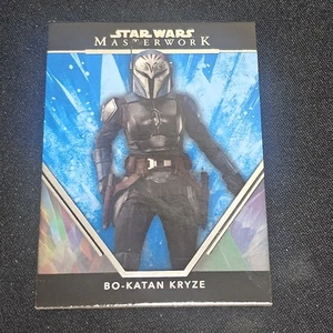 2024 TOPPS STAR WARS MASTERWORK BO-KATAN KRYZE BLUE ES1 9.5 - Picture 1 of 2
