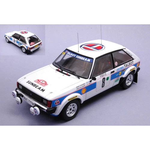 TALBOT SUNBEAM LOTUS N.8 RALLY MONTE CARLO 1981 TOIVONEN/GALLAGHER1 24 Ixo Model