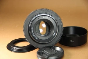 Helios 44M 2/58 KMZ Anamorphic Soviet lens Cine mod M42 mount Canon EF - Picture 1 of 24
