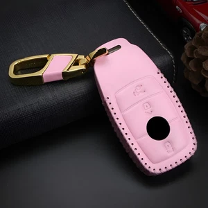3-Button Key Fob Cover Case Keychain Fit For Benz A E C S Class Vito W907 - Picture 1 of 3