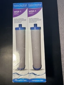 2 WaterSentinel WSK-1 Refrigerator Replacement Filters New In Boxes - Picture 1 of 4
