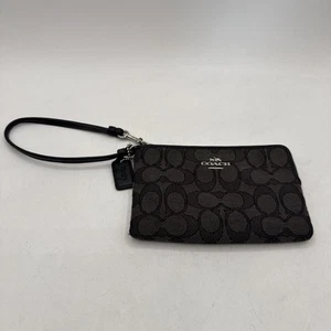 Mini Cartera Cartera Negra Coach Nueva York Muñequera Usada Linda Para Fiestas - Imagen 1 de 24