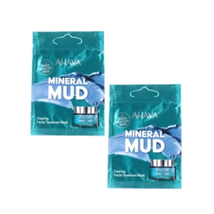 2x AHAVA MINERAL MUD CLEARING FACIAL TREATMENT MASK SINGLE USE 6ML-FREE SHIPPING - Picture 1 of 3