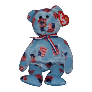 Ty Beanie Baby Union - MWMT (Bear Flag Nose USA 2003) - Picture 1 of 1